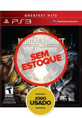 Mortal Kombat vs DC Universe - PS3 ( Usado )